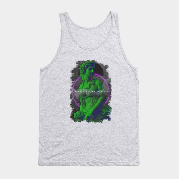 Statue Neon Tank Top by Saturnbay•